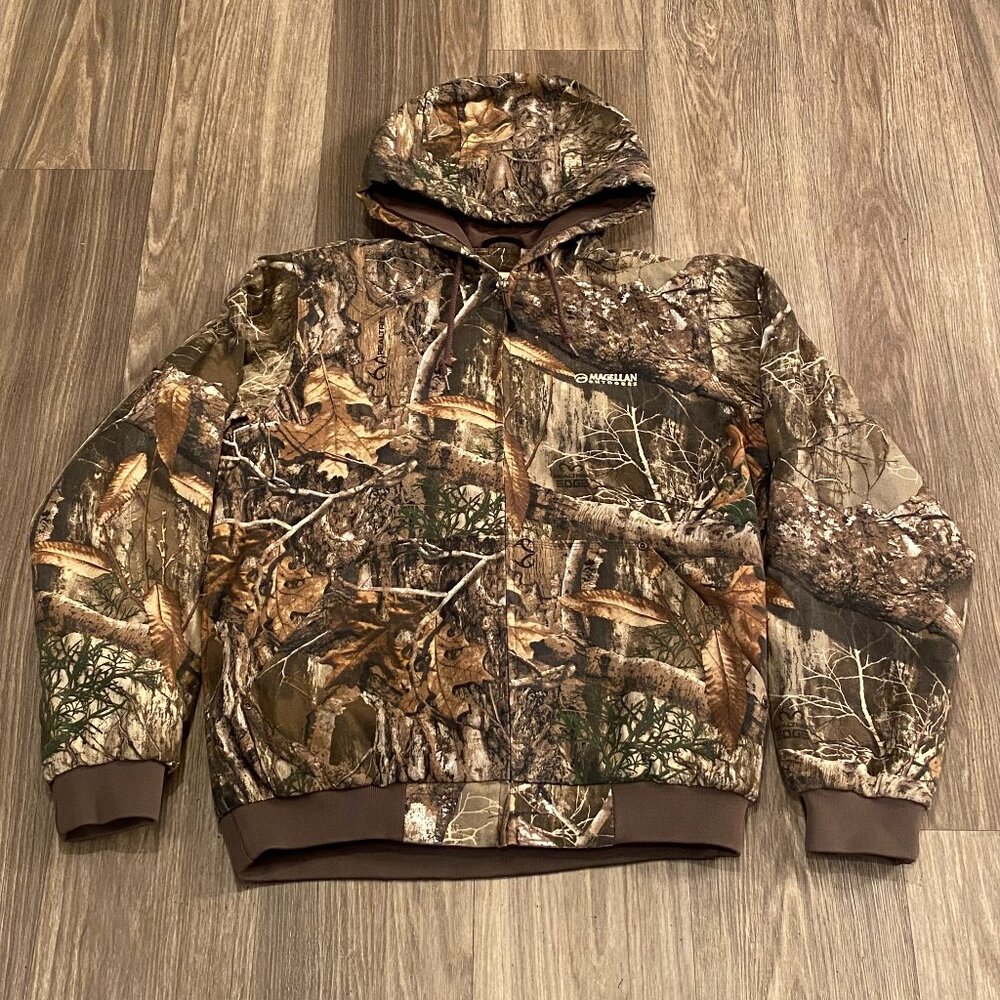 Magellan Outdoors Camo RealTree Hoodie Men's Size S